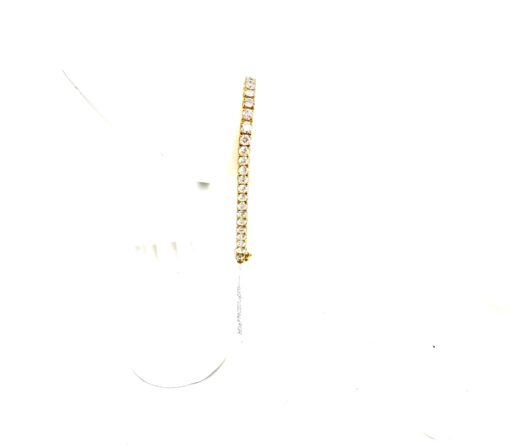 7 Carat Lab Diamond Baguette Tennis Bracelet in .925 Yellow Sterling Silver - Image 2