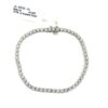 1 Carat Lab Grown Diamond 7" Tennis Bracelet .925 Silver