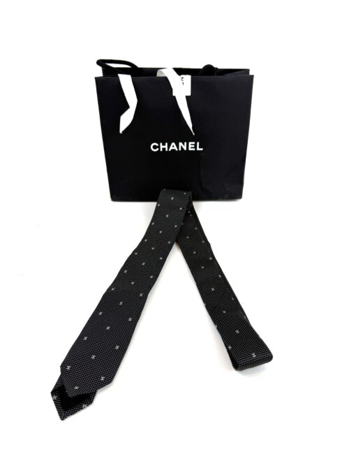 Chanel Men's Tie Black and White