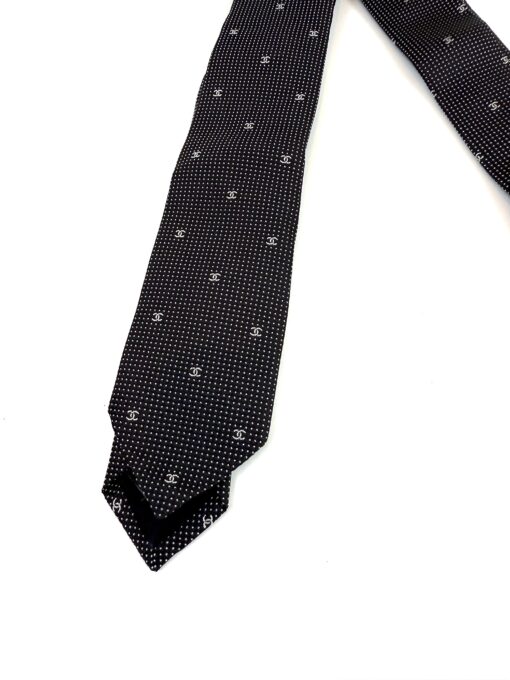 Chanel Men's Tie Black and White - Image 9