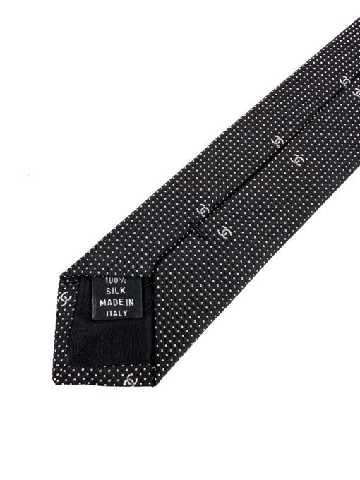 Chanel Men's Tie Black and White - Image 3