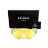 Sunglasses with the Balmain Paris box and card