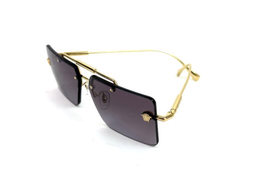 Versace VE2245 Violet Lenses with Gold Frame Sunglasses - Image 4