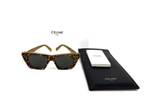 CELINE CL40187I CHEETAH CAT EYE SUNGLASSES - Image 3