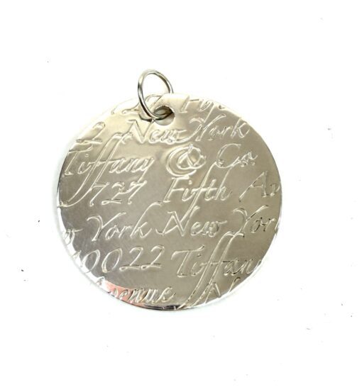 Silver Enamel LOVE YOU Heart Charm Blue Necklace and Notes Large Jumbo Pendant - Image 4