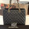 Chanel GST Black Caviar Shopping Tote Gold Hardware (Copy) 3