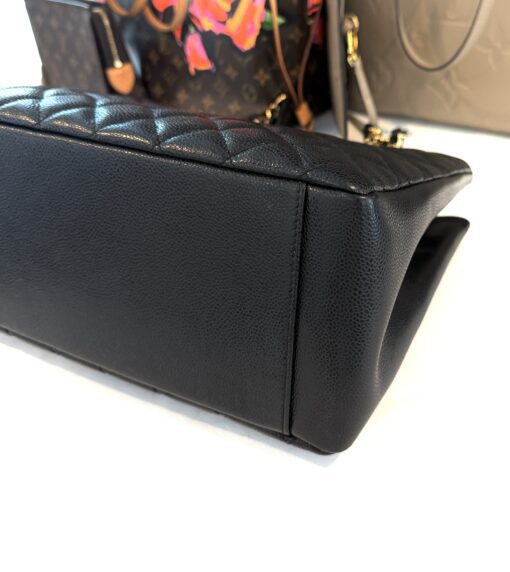 Chanel GST Black Caviar Shopping Tote Gold Hardware - Image 19