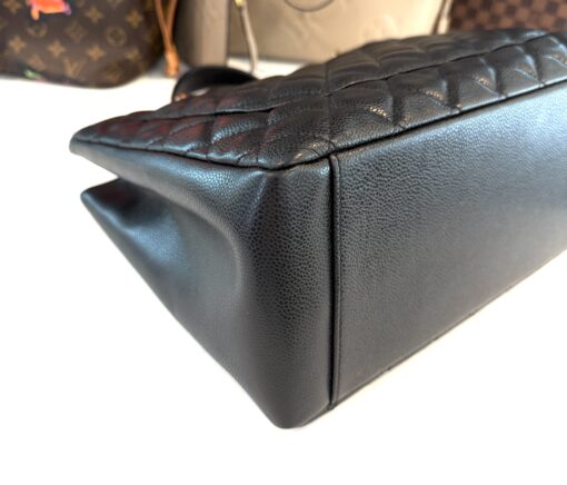 Chanel GST Black Caviar Shopping Tote Gold Hardware - Image 16