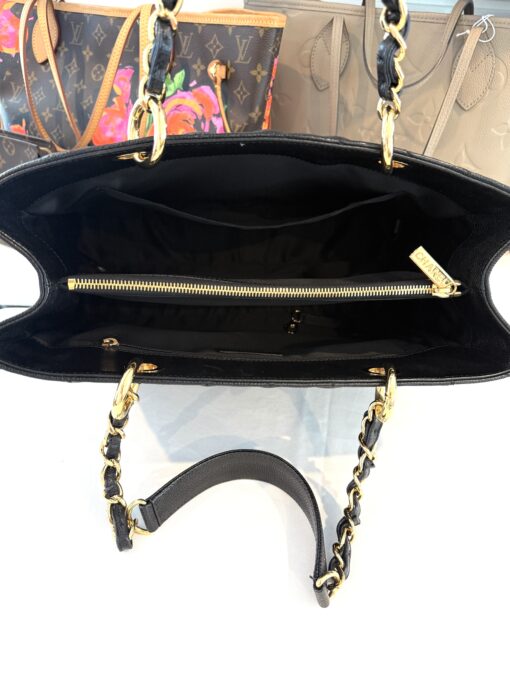 Chanel GST Black Caviar Shopping Tote Gold Hardware - Image 7