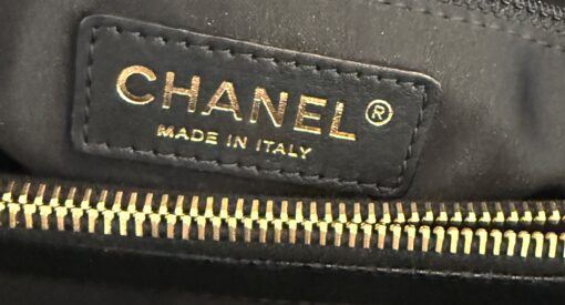 Chanel GST Black Caviar Shopping Tote Gold Hardware - Image 9