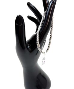 Alternative view of 7 Carat Lab Diamond Tennis Bracelet in .925 Sterling Silver