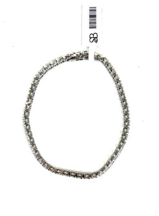 7 Carat Lab Diamond Tennis Bracelet in .925 Sterling Silver - Image 9