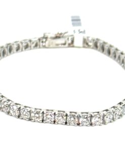7 Carat Lab Diamond Tennis Bracelet in .925 Sterling Silver