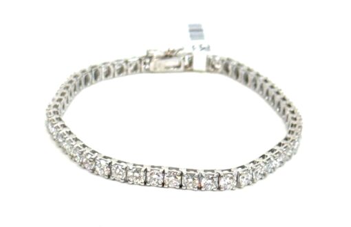 7 Carat Lab Diamond Tennis Bracelet in .925 Sterling Silver