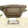 Gucci Piuma Calfskin Jumbo GG Embossed Pocket Belt Bag Good Taupe