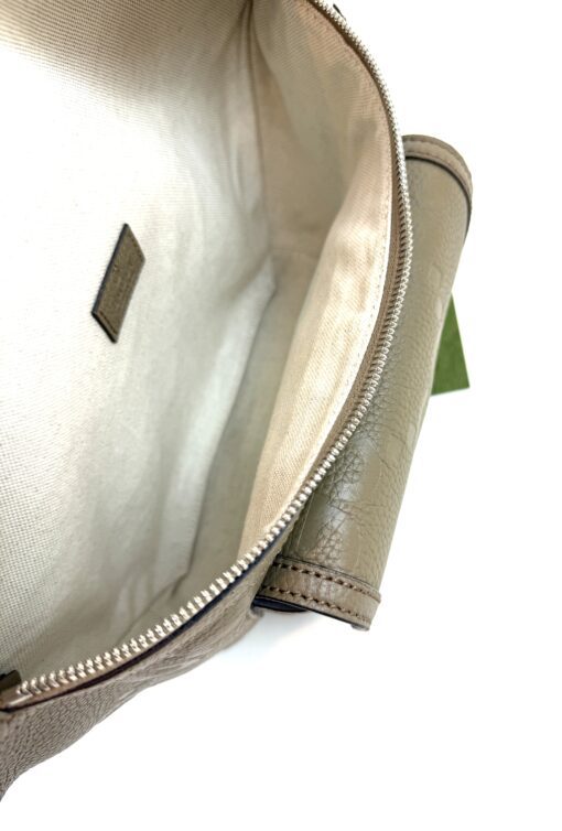 Gucci Piuma Calfskin Jumbo GG Embossed Pocket Belt Bag Large Taupe - Image 16
