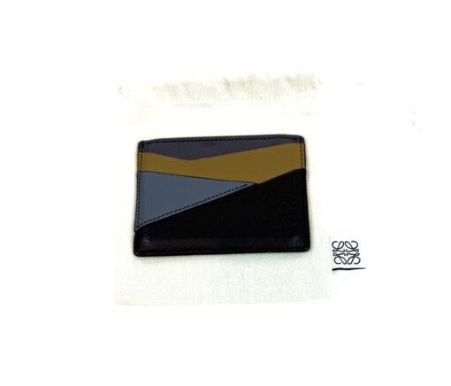 Loewe Men's Puzzle Colorblock Leather Card Case - Image 2