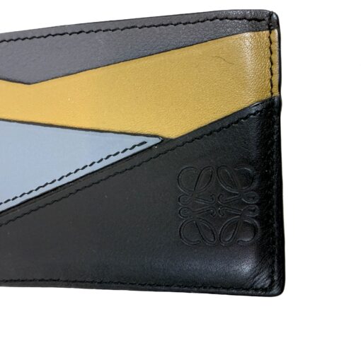 Loewe Men's Puzzle Colorblock Leather Card Case - Image 14