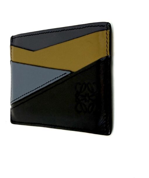 Loewe Men's Puzzle Colorblock Leather Card Case - Image 12