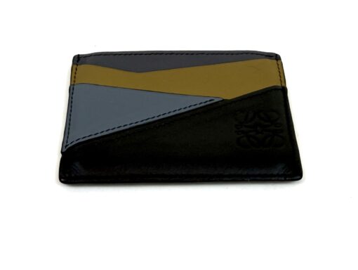 Loewe Men's Puzzle Colorblock Leather Card Case - Image 11