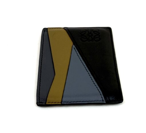 Loewe Men's Puzzle Colorblock Leather Card Case - Image 10