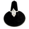 5 TCW Marquise Brilliant Lab Diamond Engagement Ring in 14k White Gold