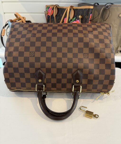 Louis Vuitton Speedy 35 Ebene Bandouliere - Image 17