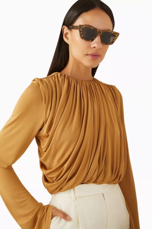 CELINE CL40187I CHEETAH CAT EYE SUNGLASSES - Image 2