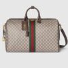 Gucci Savoy Large Duffle Bag Coated Canvas