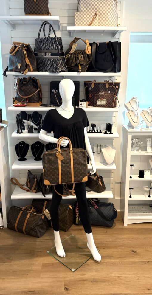 LOUIS VUITTON Monogram Canvas Porte-Documents Voyage Bag - Image 2