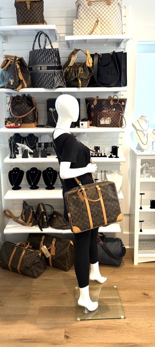LOUIS VUITTON Monogram Canvas Porte-Documents Voyage Bag - Image 3