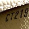 Date code CT2190 stamped inside the organizer