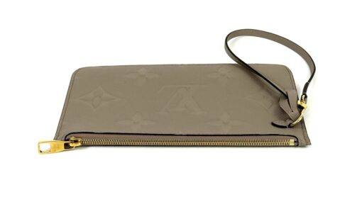 Louis Vuitton Turtledove Empreinte Giant Monogram Neverfull Pouch - Image 9