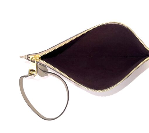 Louis Vuitton Turtledove Empreinte Giant Monogram Neverfull Pouch - Image 4
