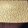 Heat stamp reading LOUIS VUITTON PARIS made in Spain