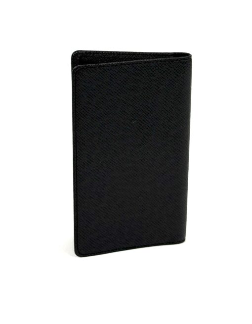 Louis Vuitton Black Taiga Leather Porte-Valeurs Cartes Crédit Passport - Image 3