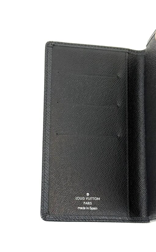 Louis Vuitton Black Taiga Leather Porte-Valeurs Cartes Crédit Passport - Image 10