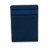 Louis Vuitton Blue Epi Carte Pince Money Clip Case