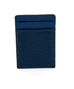 Louis Vuitton Blue Epi Carte Pince Money Clip Case