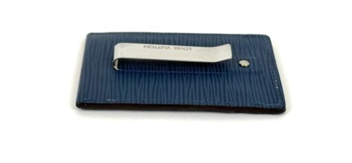 Louis Vuitton Blue Epi Carte Pince Money Clip Case - Image 6
