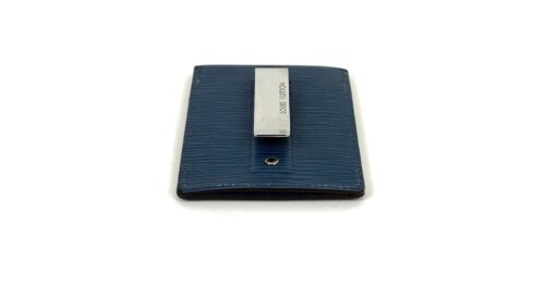 Louis Vuitton Blue Epi Carte Pince Money Clip Case - Image 5