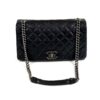 Chanel Large City rock Black Quilted goatskin Shouler Bag RHW