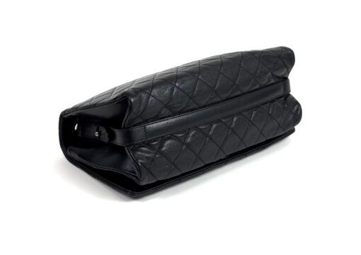 Chanel Large City rock Black Quilted Goatskin Shoulder Bag RHW - Image 15