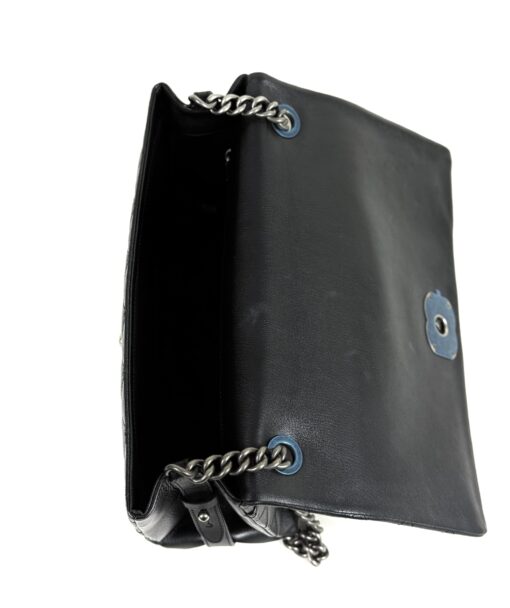 Chanel Large City rock Black Quilted Goatskin Shoulder Bag RHW - Image 9