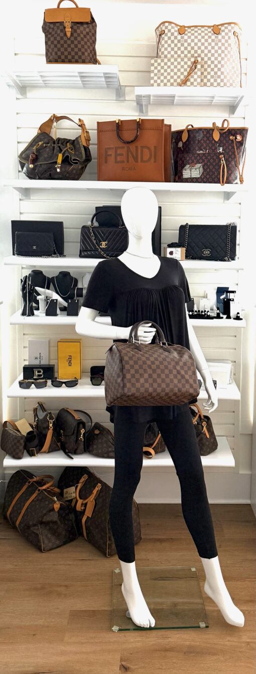 Louis Vuitton Speedy 30 Ebene Satchel - Image 3