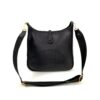 Hermes Evelyne PM Black Clemence Leather Gold HW