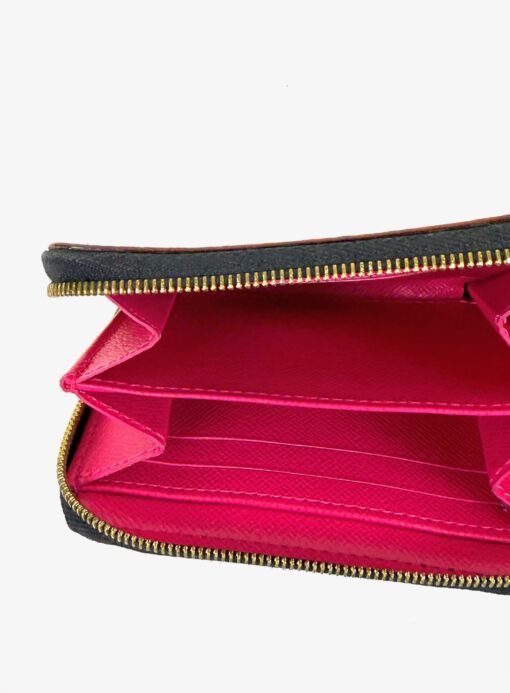 Louis Vuitton Multi Color Canvas Zippy Coin Purse Wallet Black - Image 7