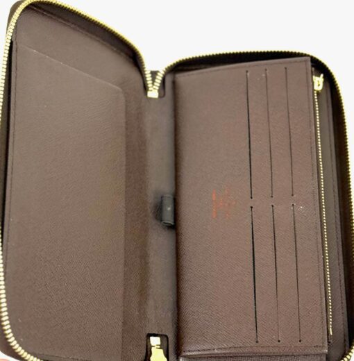 Louis Vuitton Damier Ebene XL Zippy Organizer Wallet - Image 14