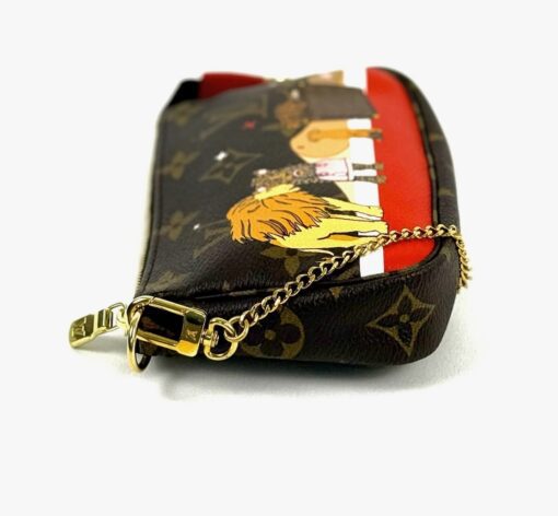 Louis Vuitton Monogram 2018 Christmas Animation Mini Cats Pochette Accessories - Image 8