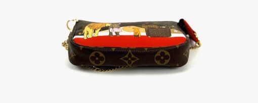Louis Vuitton Monogram 2018 Christmas Animation Mini Cats Pochette Accessories - Image 7